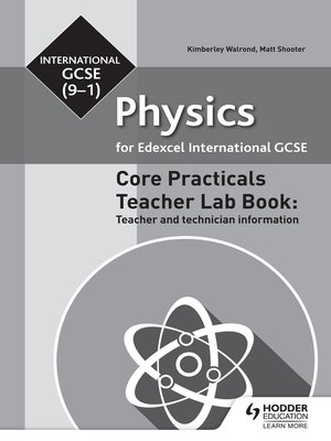 cover image of Edexcel International GCSE (9-1) Physics Teacher Lab Book